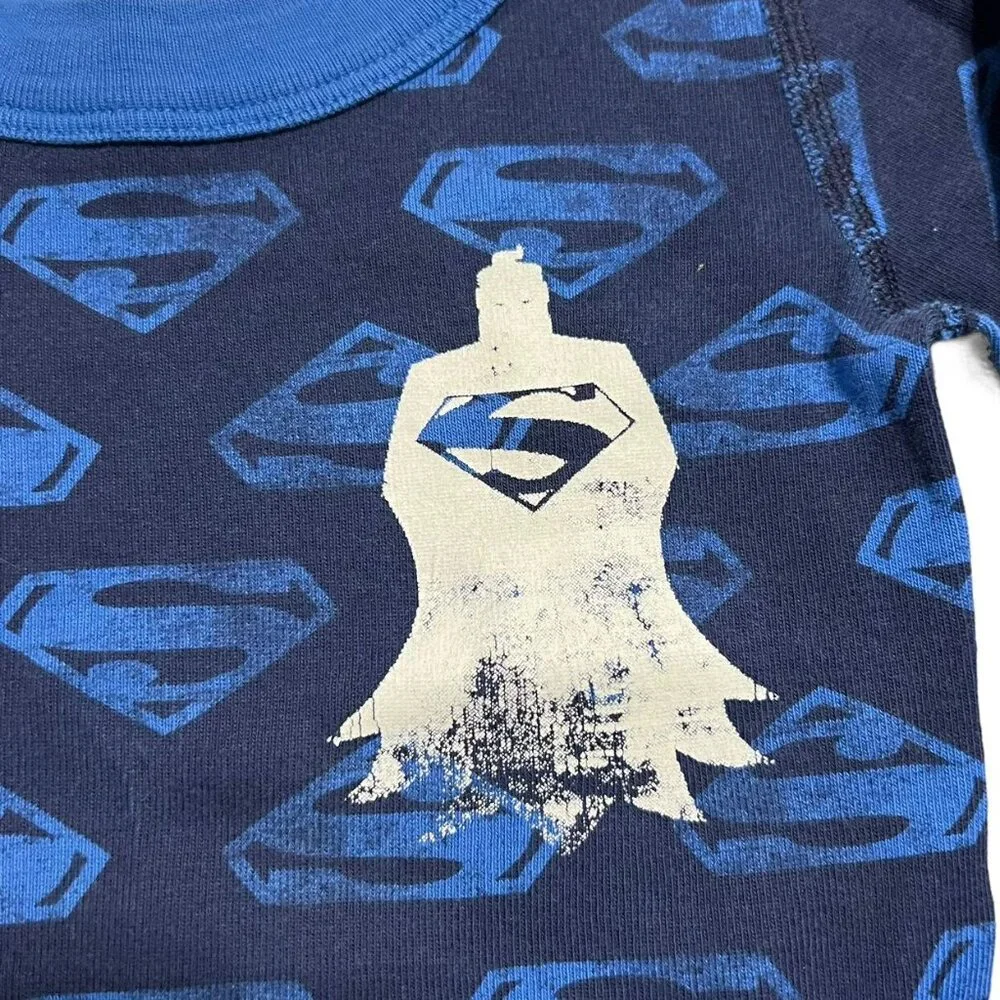 Hanna Andersson Sz 80 (18-24m) Superman Pajamas